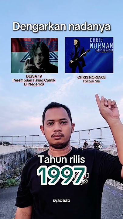 Apakah lagu Dewa 19 'Wanita Paling Cantik Di Negeriku' terdengar mirip dengan lagu itu?#viral #fyp