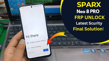 Sparx Neo 8 Pro FRP Bypass |All Sparx Remove Google account |Only GSM