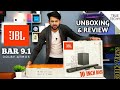 JBL Bar 9.1 Review, True Dolby Atmos Best Wireless SoundBar 2021, 10" Super Bass, Setup - In Hindi.