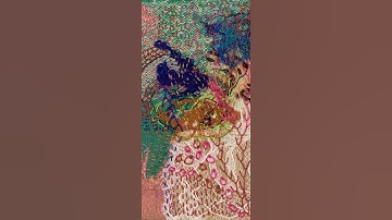 Abstract Fabric Collage