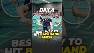 Backhand Serve Tutorial for Badminton Beginners