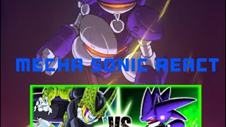 MechaSonic React to Perfect Cell vs Mecha Sonic Ft.RewindRumble