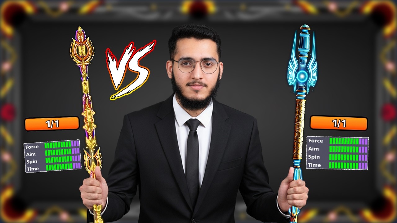 ARCHANGEL VS ARCHON CUE IN 8 BALL POOL 😱‼️