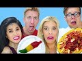 GUMMY FOOD vs REAL FOOD w/ Rebecca Zamolo, Matt Slays & Chad Wild Clay