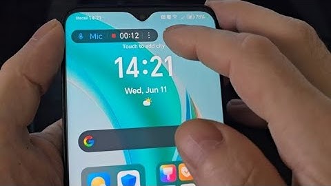 How to screen record on honor x6c | Honor x6c  screen recorder settings sound