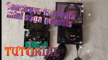CONSTRUYE TU PROPIA MINI SEGA GENESIS CONSOLE.megapi case retroflag.