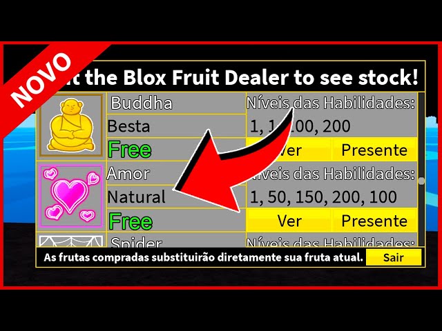 LITERALMENTE FRUTA PERMANENTE GRÁTIS NAS TROCAS DO BLOX FRUITS (ROBLOX) 