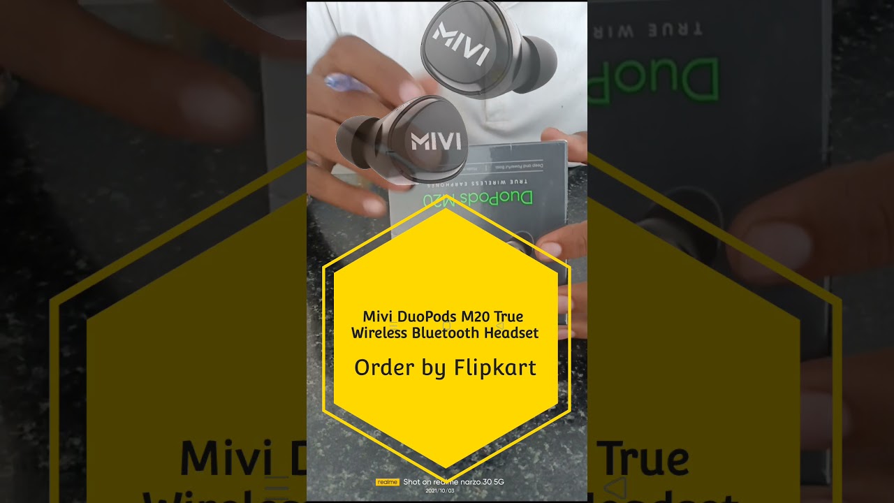Open flipkart order by me Mivi DuoPods 
