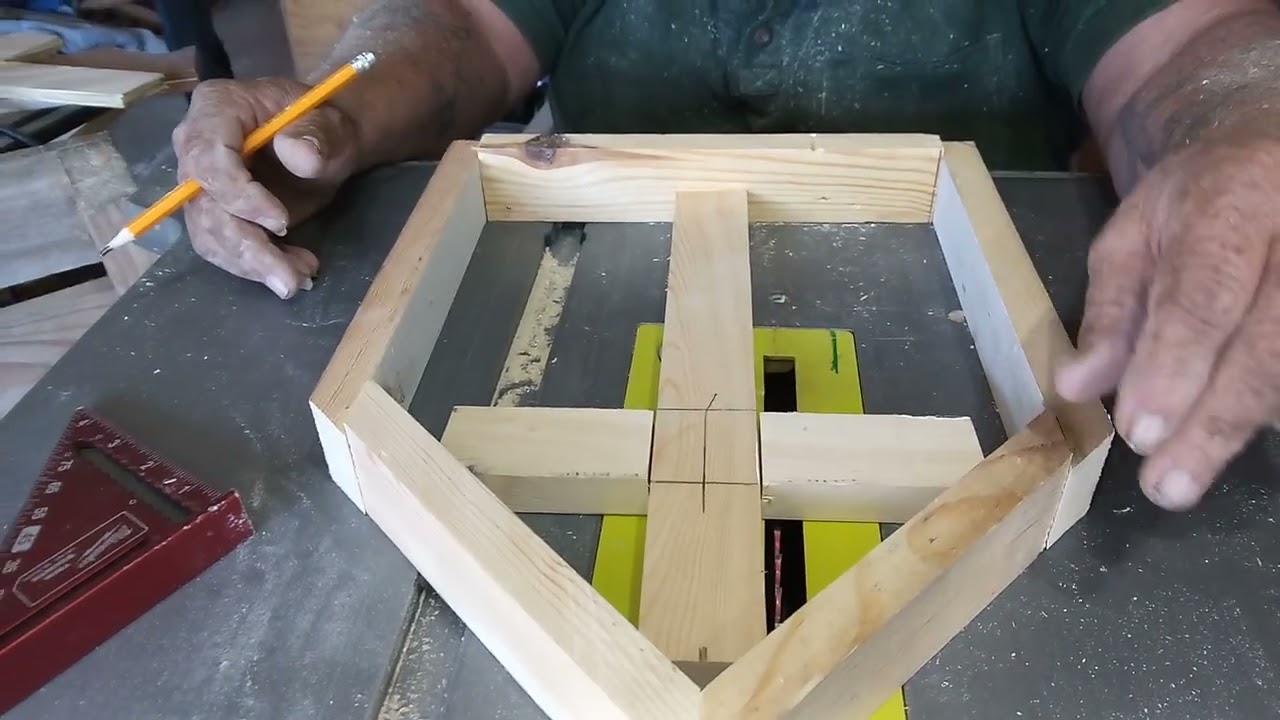 Rustic Church Cross Candle Holder Pt.1