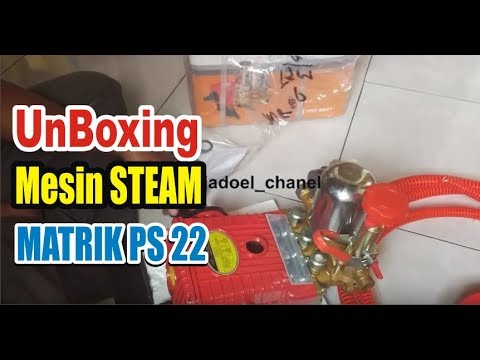 Unboxing Mesin Steam Matrix PS 22. 