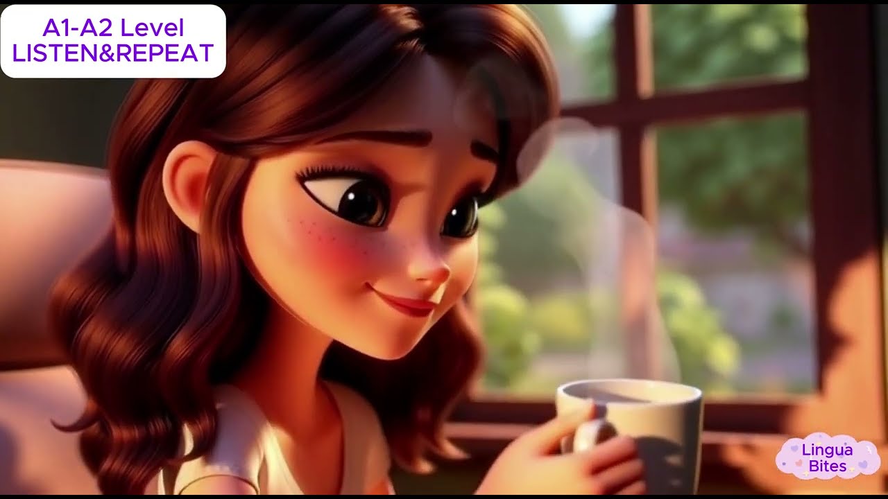 Slow English: "A Calm Afternoon" ☕ Slow Shadowing 