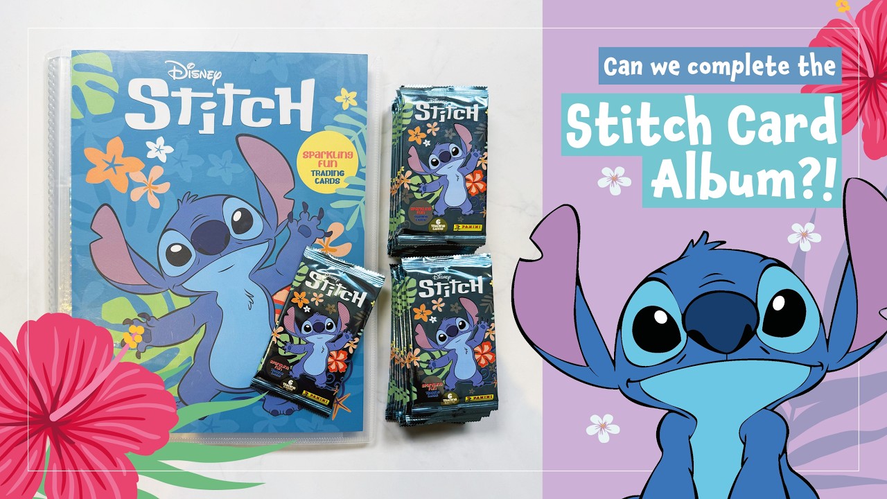 Can we complete the Disney Stitch Trading Card Album? | Opening 20