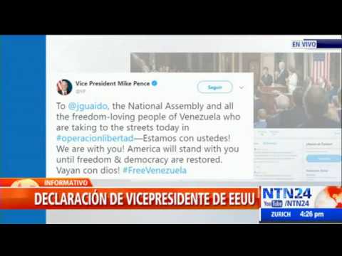 Declaración oficial del gobierno de Donald Trump sobre operación libertad en Venezuela