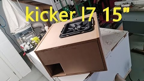 kicker l7 15 inch build complete