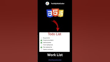 Day 04: How To Build a Modern Work List UI Using HTML, CSS & JavaScript (For Beginner)