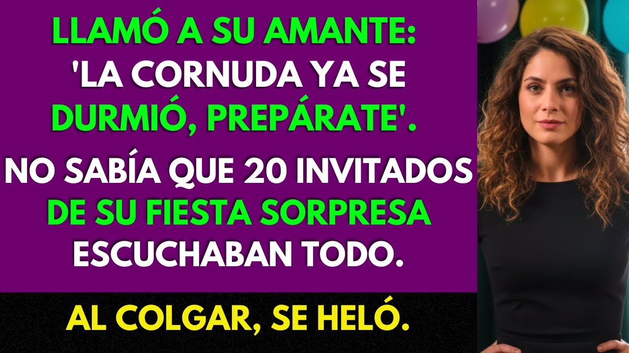 Mi Marido, Pensando Que Dormía, Llamó A Su Amante Para Irse De Fiesta, Pero Al Colgar...