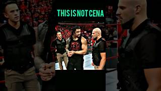 weak john cena | wait for roman reings power ? | #shorts