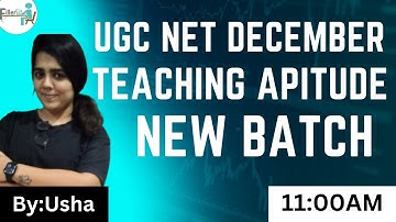 11:00 AM- UGC NET Important Paper 1 Teaching Aptitude | UGC PYQs Paper 1 | UGC NET Exam 2022