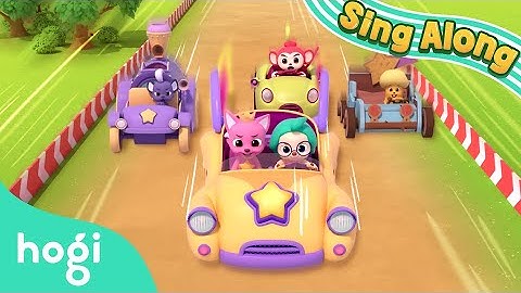 🏎 Race with Wonderville Friends! | Sing Along with Hogi | Nursery Rhymes | Pinkfong & Hogi