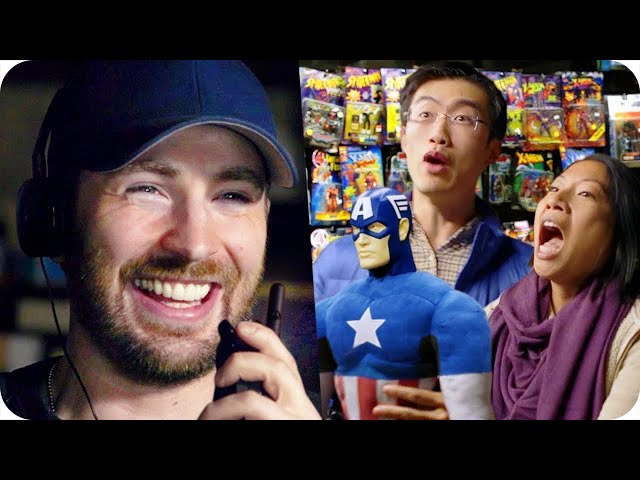 Chris Evans Pranks Comic Fans with Surprise Escape Room // Omaze