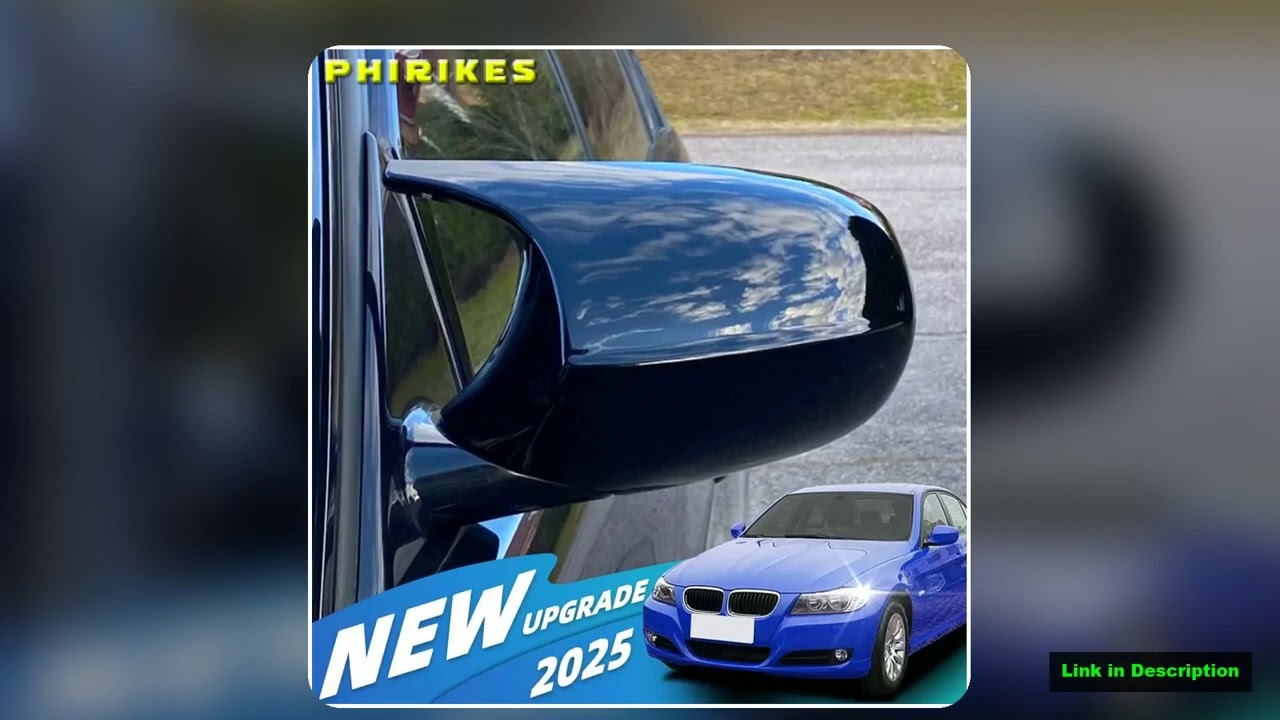 Rearview Mirror Covers for Bmw 1 3 Series E90 E91 E92 E93 E80 E81 E87 E88 RearView Carbon Fiber