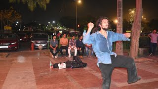 🌈Busking dance performance by @varundagar03at CP New Delhi |🎵 o husna meri |🔉 Piyush Mishra |Delhi.