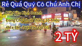 Quận Bình Tân - Căn Mặt Tiền Kinh Doanh Giá Thật Sự Rẻ Để Mua