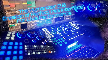 HUMANIZER 2.0 Live Performance: Synesthetic Light Symphony with MIDI Magic! #ableton #live #diy