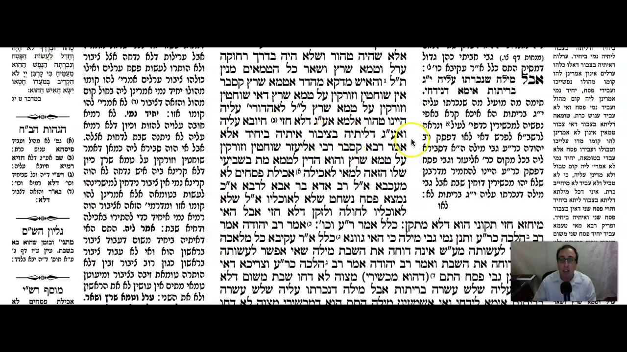 Pesachim Daf 69b Daf Yomi Gemara (Talmud) Meseches Pesachim Mesechet Pesachim Masechet Pesachim