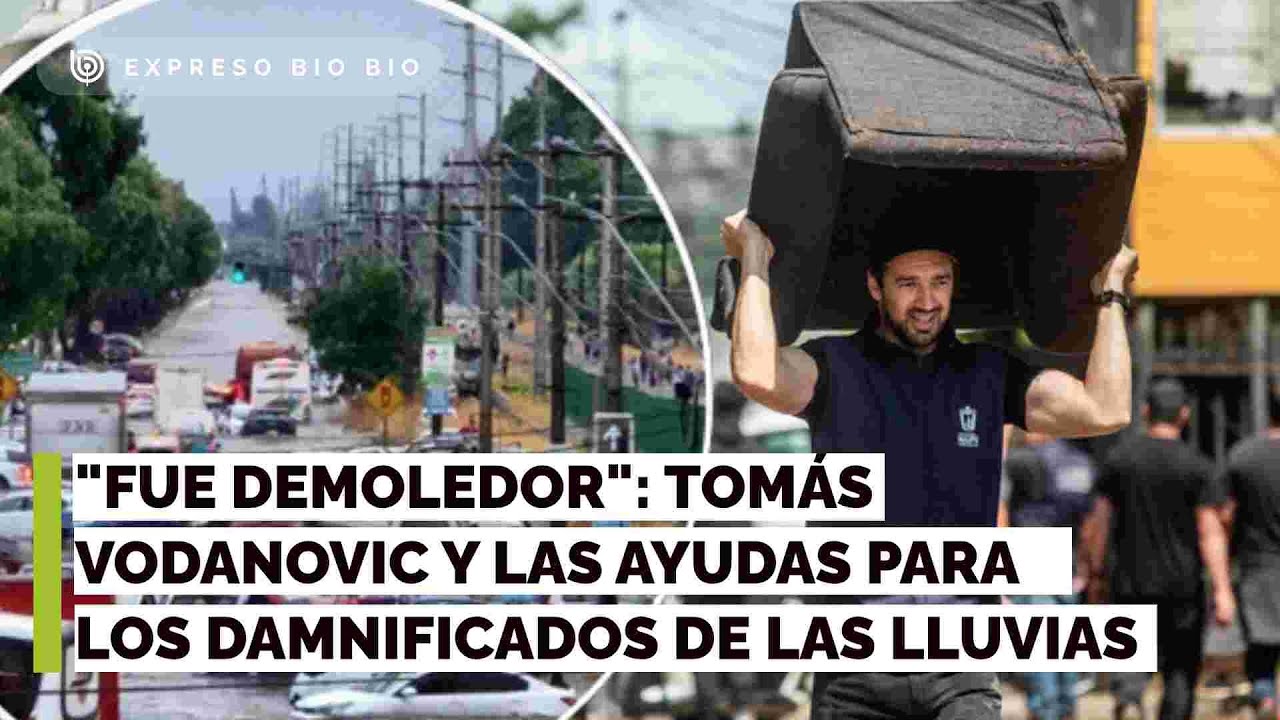 Más de mil afectados x lluvias en Maipú: Alcalde explica que ayuda no contempla pérdida de vehículos