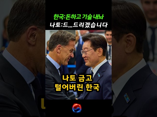 나토 금고 탈탈 털어먹은 한국 #한국 #나토 #방산