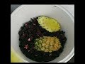 Homemade zobo drink (Hibiscus tea) without artificial sugars.  Detailed video available on channel