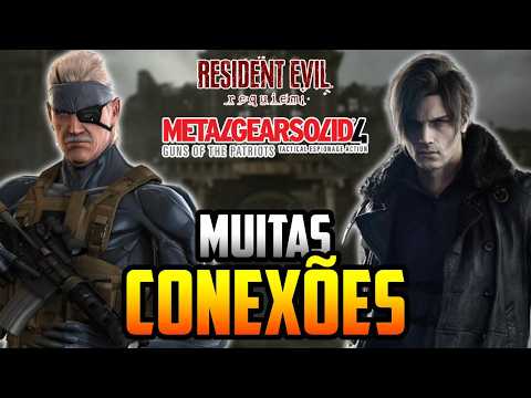 Incredible connections between Leon and Snake in Resident Evil Requiem and Metal Gear Solid 4.