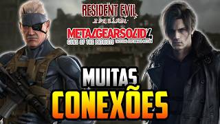 INCRÍVEIS CONEXÕES entre LEON e SNAKE em RESIDENT EVIL REQUIEM e METAL GEAR SOLID 4
