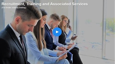 Recruitment Pre-Tender Briefing Webinar