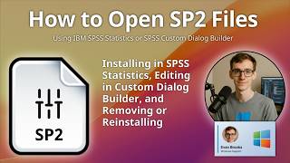 How to Open SP2 Files (SPSS Custom Dialog Box)