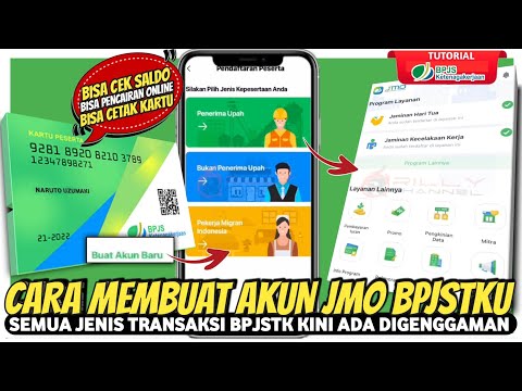 TERBARU Cara Daftar Akun JMO Bpjs Ketenagakerjaan Jamsostek Mobile 