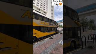 hi friends 👋lets travel🧳in 5-star ✴️ luxury Aeroline🛩️coach bus🚌 #travel #shots #viral #ytshorts 🇲🇾 screenshot 1