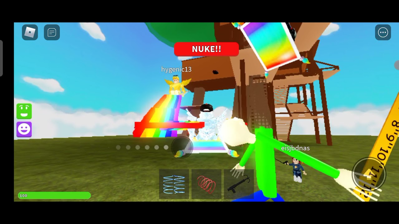 Survive the evil baldi in treehouse!! | Roblox baldi - YouTube