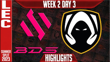 BDS vs TH Highlights | LEC Summer 2023 W2D3 | Team BDS vs Team Heretics