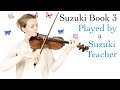 Suzuki book 3   all pieces for you  no midroll ads