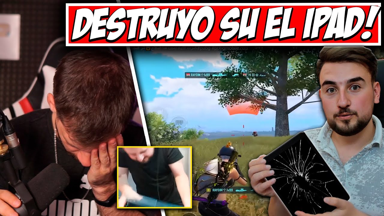 NUNCA LO VI TAN ENOJADO A RAYDIN!! LO ELIMINAN Y SE VUELVE LOCO!! DESTRUYE SU IPAD!  / LVLLOW
