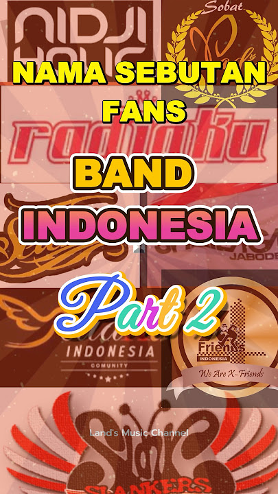 Nicknames for Indonesian Band fans part 2 #slankers #sheilagank #parawali #setiaku #sobatpadi #fyp