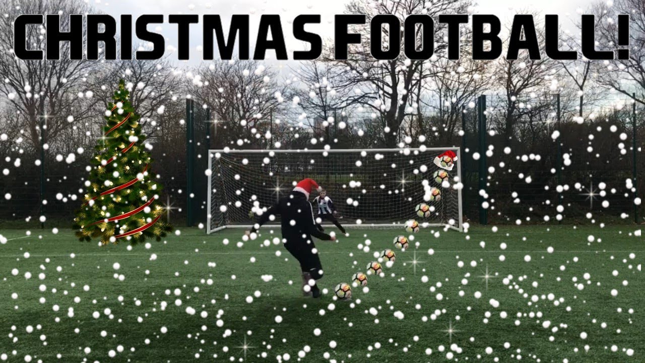 CHRISTMAS FOOTBALL CHALLENGES!! YouTube