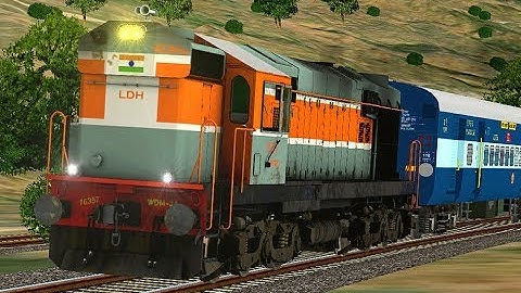 Ahmedabad - Jammu Tawi Express From Abu Road In MSTS Open Rail