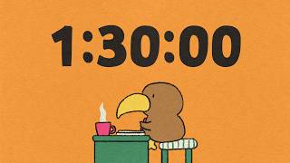 90 Minute Timer with Study Lofi Music 🎵 1 Hour 30 Minute Timer | Deep Work and Deep Focus Music