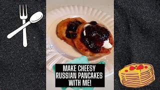 Making Cheesy Russian Pancakes (Syrniki) Making Cheesy Russian Pancakes (Syrniki)