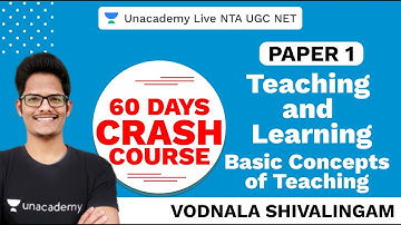 60 Days Paper I Crash Course | Teaching Aptitude with Charts | Unacademy Live NTA UGC NET