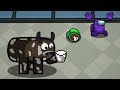 A Cow milks itself while an Impostor kills at the back