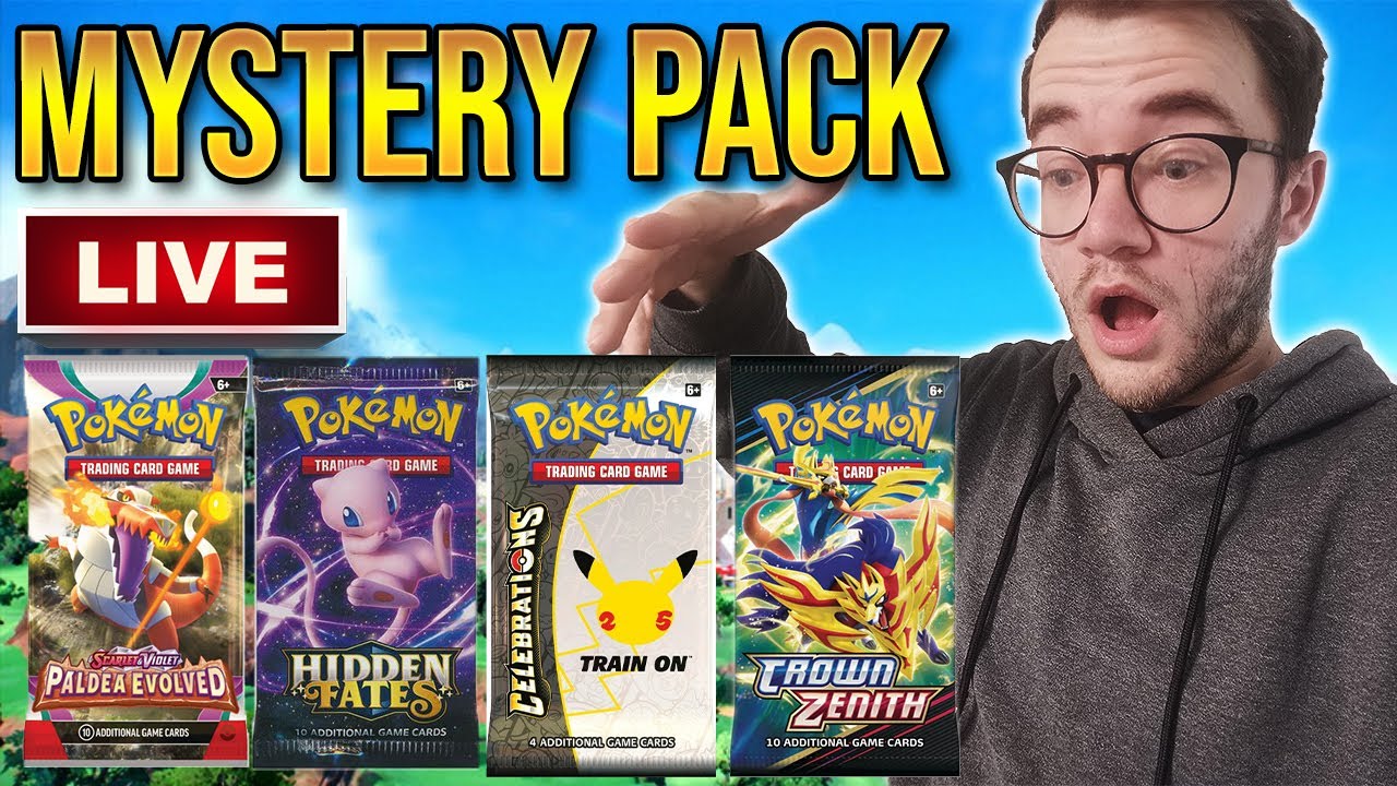 Random Pokemon Pack Opening! Can YOU Hit the BIG Prize? - YouTube